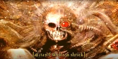 Agitated skeleton shriek Agitated skeleton shriek
