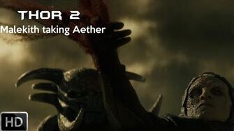 Thor 2 Malekith taking Aether