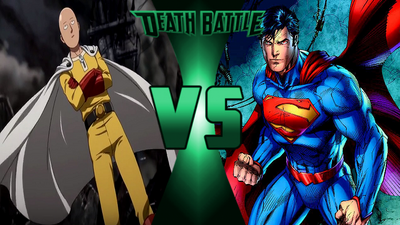 Saitama vs superman by goldsilverbronzekid-d9d6njp