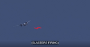 U-wing vs Light Cruiser 1