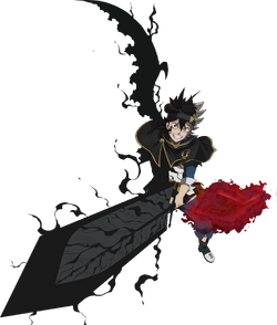 Black Clover Black Asta with Black Divider by LeoZURC2210 render by Epsilon R