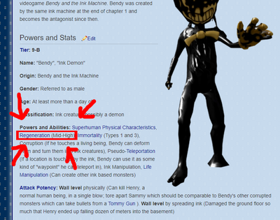 Bendy, VS Battles Wiki