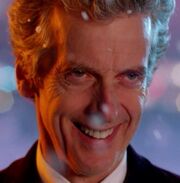 The 12th Doctor smirk