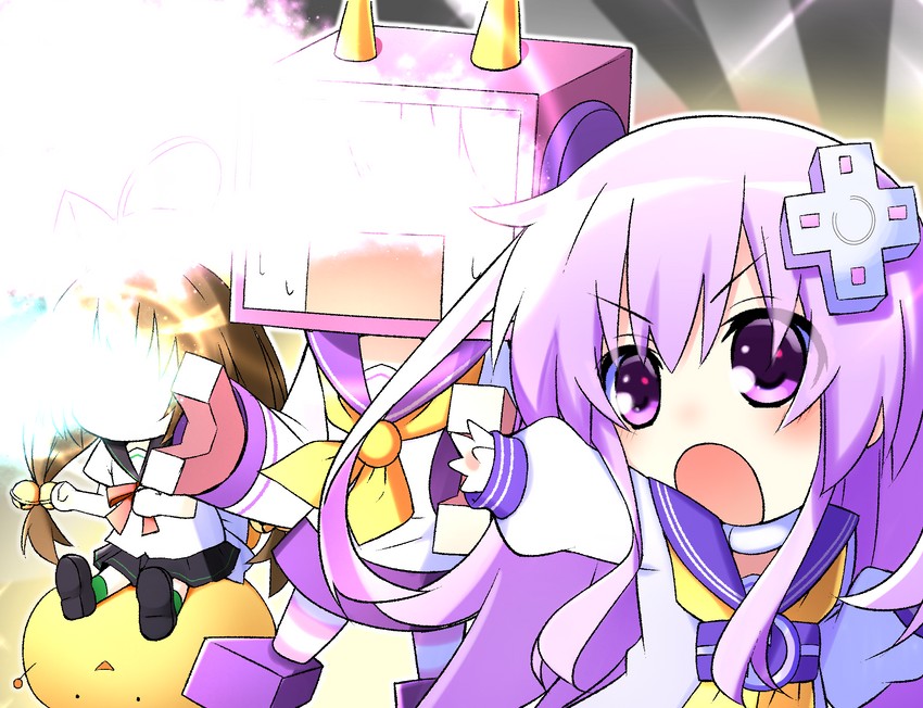 Broccoli nepgear and nepgyaa choujigen game neptune and neptune series drawn by doria 5073726 sample-2b18159d99926607a5cd2447825f8ce5