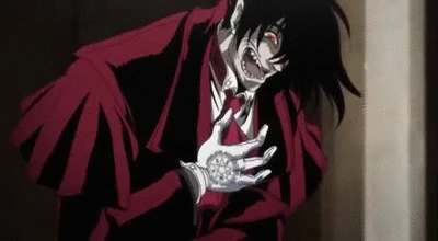 Alucard laugh Alucard laugh