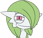 Smug gardevoir by theshinyfurfrou-d8dvij5