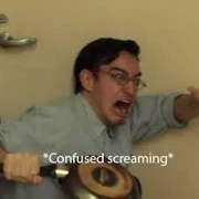 Confused screaming