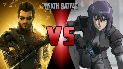 Death battle adam jensen vs motoko kusanagi by undeadpriest94-d9aqwy7