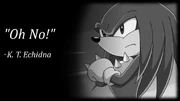 Oh no knuckles the echidna by flescurtis-dbj23xs
