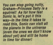 Sonic is very fast
