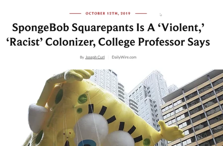 Spongebob racist
