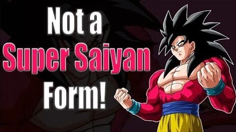 Super Saiyan 4 Is NOT a Super Saiyan Transformation!