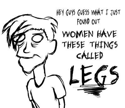 Women have legs too