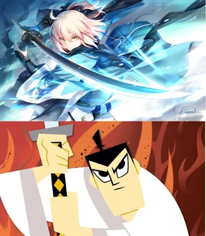 Saber Sakura vs Samurai Jack