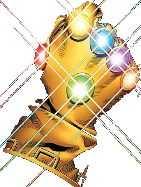 infinity gauntlet tree topper