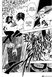 Kakuzu tanks a direct hit without even moving