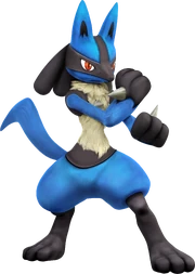 Lucario SSB4 Artwork