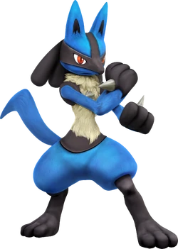 Lucario SSB4 Artwork