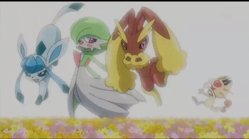 Meowth's fantasy (Gardevoir Lopunny Glaceon)
