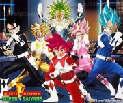 Super saiyan power rangers