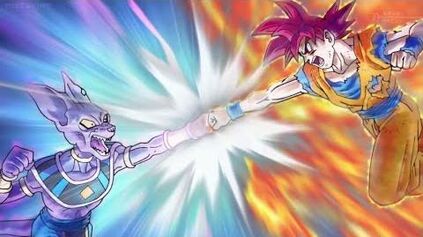 Goku and Beerus shake the universe-0