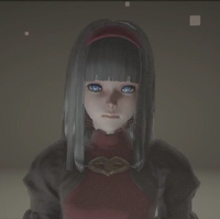 Nier automata red dress girl Nier automata red dress girl