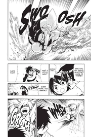Morgiana straight up dodging lightning pre timeskip.