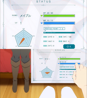 Bofuri anime maple sally base stats