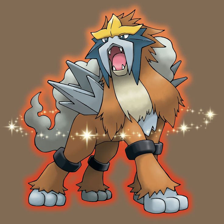 shiny entei pokedoll