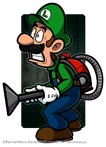 Scared luigi h Scared luigi h