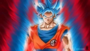 Son goku super saiyan blue kaioken by rmehedi-db7nexa