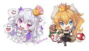 Boo bowsette goomba piranha plant and princess king boo luigi s mansion mario series and new super mario bros u deluxe drawn by hitsukuya sample-b4c5e3eae0792dd0cfd639a78c1bf546