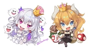 Boo bowsette goomba piranha plant and princess king boo luigi s mansion mario series and new super mario bros u deluxe drawn by hitsukuya sample-b4c5e3eae0792dd0cfd639a78c1bf546