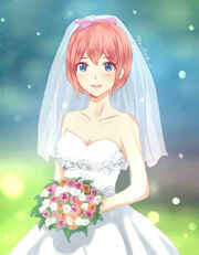 Sayori wedding by poootine-dbtncfm