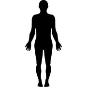 Standing-human-body-silhouette 318-46714