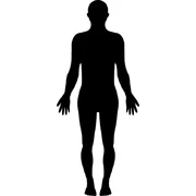 Standing-human-body-silhouette 318-46714