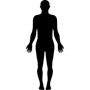 Standing-human-body-silhouette 318-46714