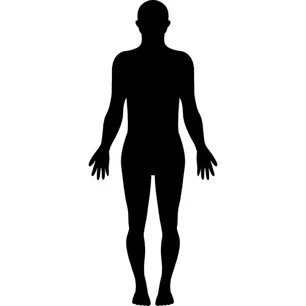 Standing-human-body-silhouette 318-46714