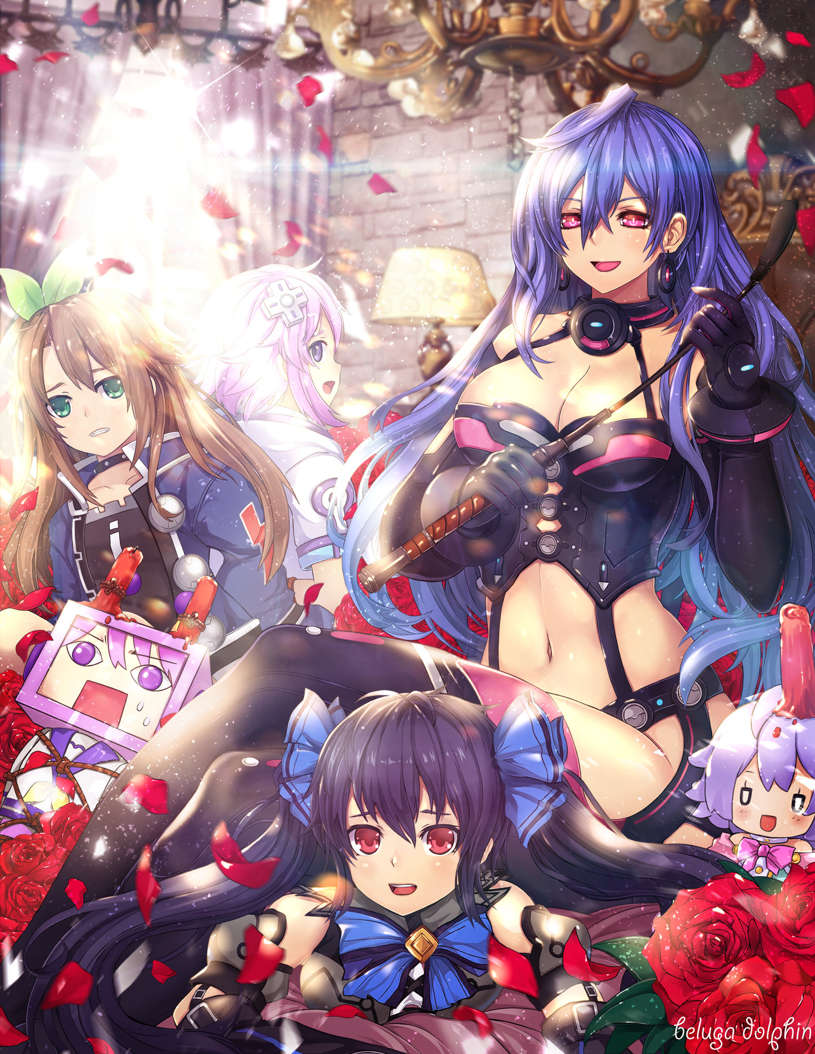 If iris heart nepgyaa neptune and noire kami jigen game neptune v and neptune series drawn by beluga dolphin 92032eadb37874a100d0dc0