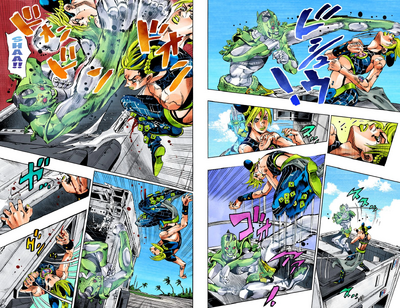 Jolyne does a fast