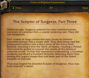 Scepter of sargeras Scepter of sargeras