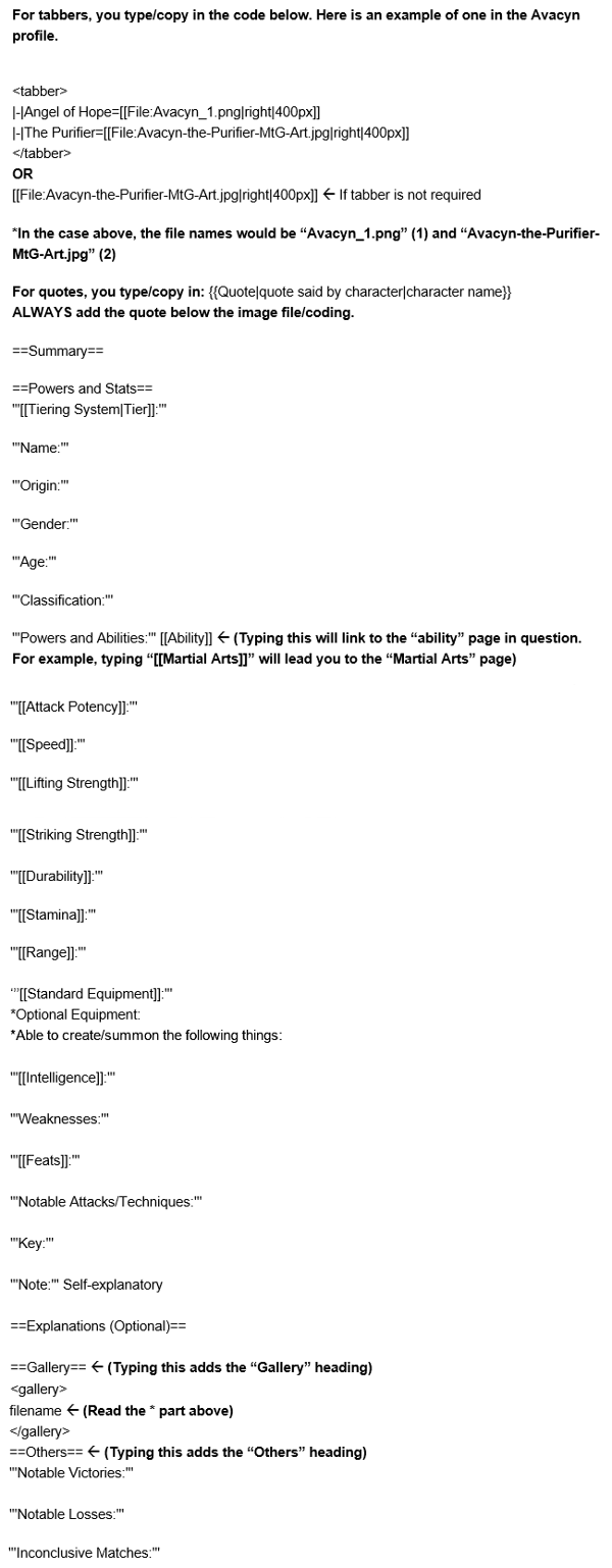 Standard Character Format4