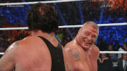 Lesnar And Taker Laughing