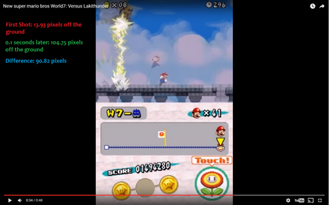 Mario Lightning Timing Overlay