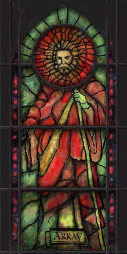 Nine ob arkay window