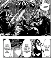 Mihawk and Shanks Hehehaha