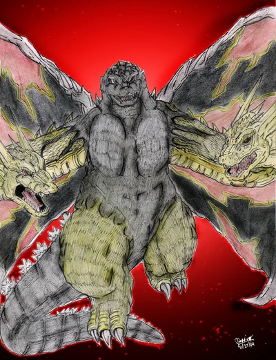 Ultimate fusion king godzilla by avgk04-d88uull