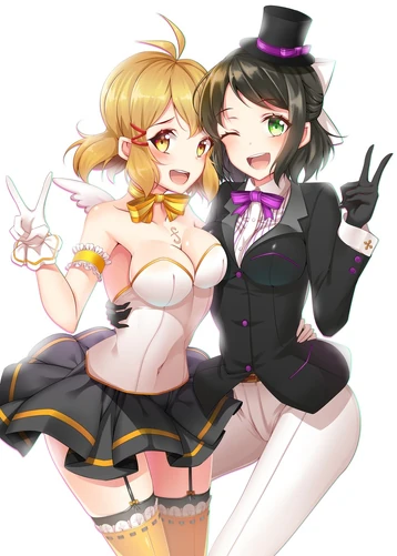 Tachibana hibiki and kohinata miku senki zesshou symphogear drawn by koyaya sample-83c9242cdba2442c540b096afa70e343