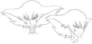 Ragyō Kiryüin face (Sketch)