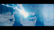 Mjolnir and shield makes explosive gusts